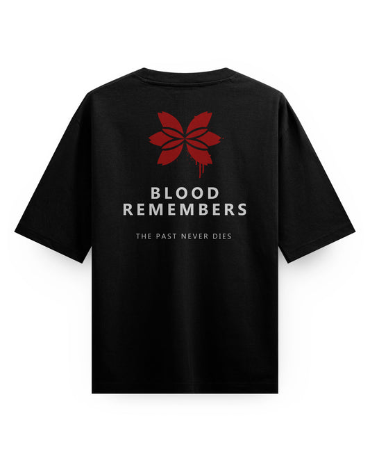 THE BLOOD REMEMBERS OVERSIZED TEE