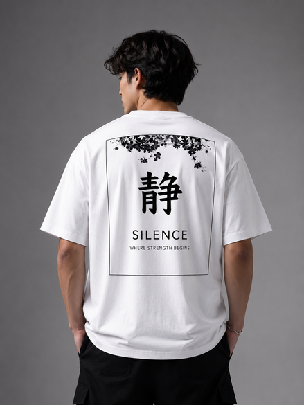 SILENCE - OVERSIZED TEE