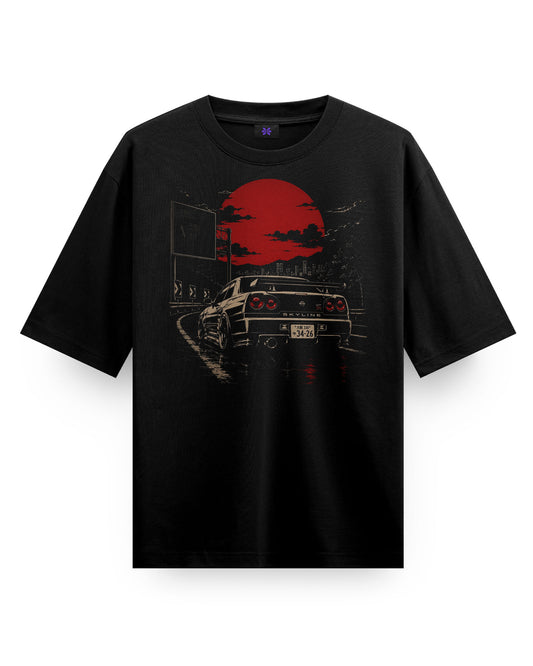 R34 GTR - OVERSIZED TEE